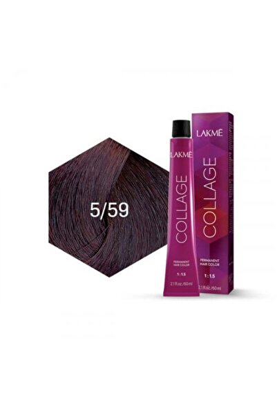Lakme صبغة شعر كولاج لايت أوبورن ريدشلي مموجة رقم 1 5/59