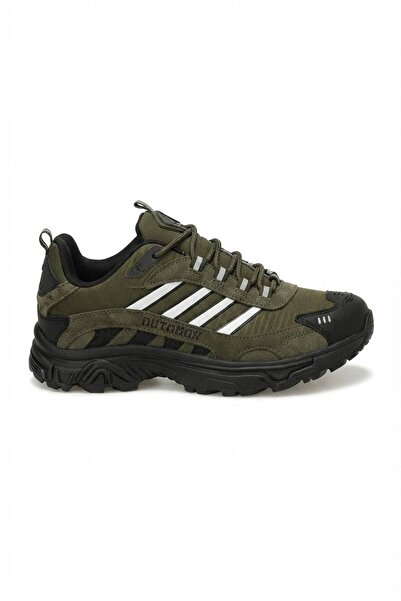 Budaks Men's Khaki Outdoor Thick Sole Hiking and Trekking Sports Shoes 10193