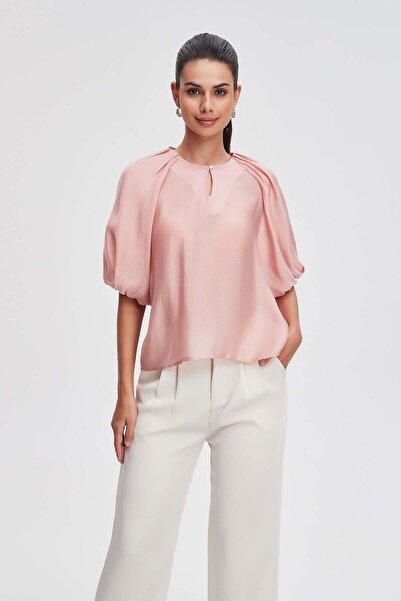 Nichii Plain Top with Half Sleeves