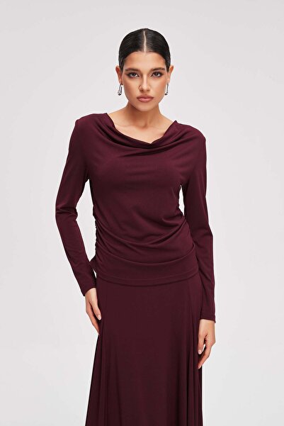 Livia Women's Plain Long-Sleeve Top