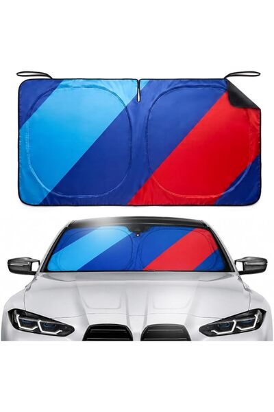 GENERAL 240T Double-Layer Car Windshield Sun Shade, Foldable UV Blocker