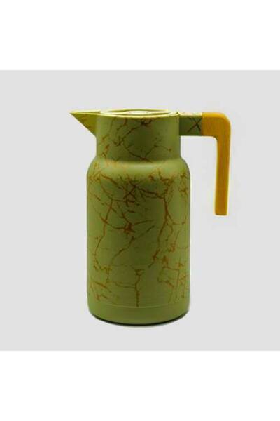 Alsaif World 1-Liter Marbled Gold Thermos