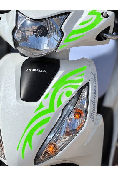Banxtre Honda Dio için Dövme Tribal Desen Sticker (2 Parça)