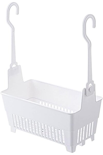 GENERAL SEMONE Storage bins Storage Basket with Hanging Hook Household Shower...