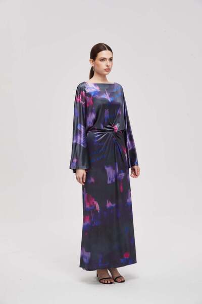 Livia Women's Maxi Long-Sleeve Dress