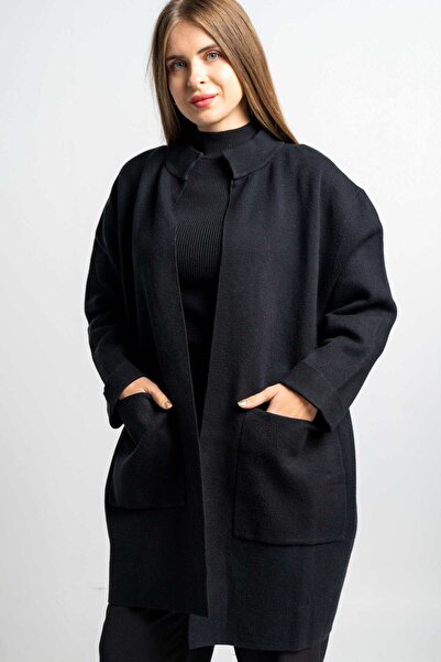 Nichii Plain Cardigan with Long Sleeves, Pockets
