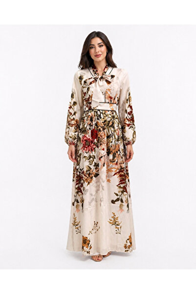 Livia Women's Maxi Floral Long-Sleeve Dress