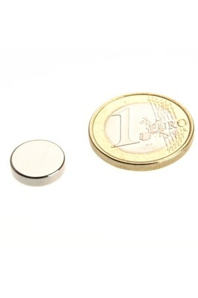 Magnitech Μαγνήτης Δίσκος Φ14x2mm Νεοδυμίου Δύναμη Έλξης 3.2kg