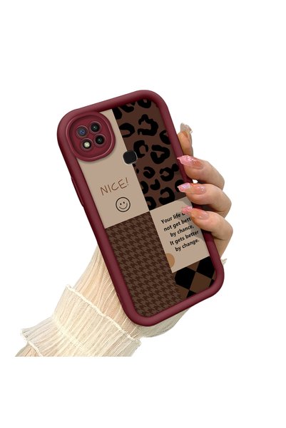 CHICASELUX حافظة كولاج متوافقة مع Redmi 9C/10A، تصميم أنيق وشخصي