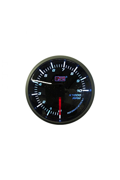 Auto Gauge Ταχόμετρο στροφών ανά λεπτό Φιμέ 60mm Σούπερ Λευκό Ηλεκτρικό (CAR0...