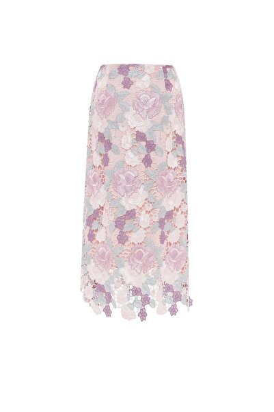 Livia Women's Midi Embroidered Skirt
