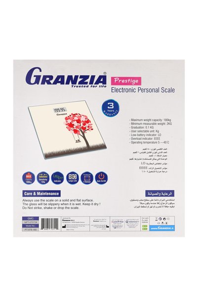 Granzia ميزان رقمي فاخر للوزن حتى 180 كجم