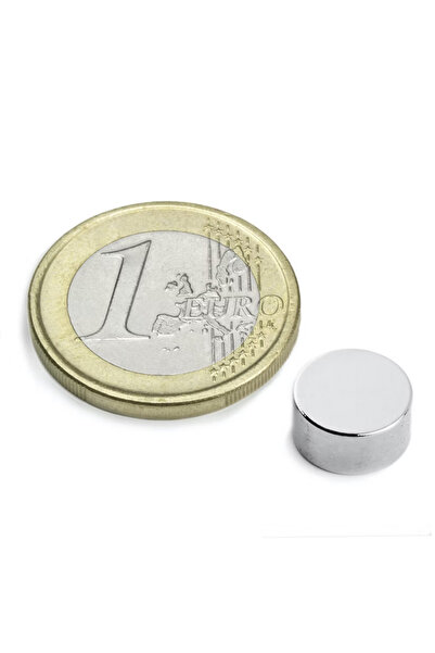 Magnitech Μαγνήτης δίσκος νεοδυμίου Φ10x7mm Δύναμη έλξης 3kg