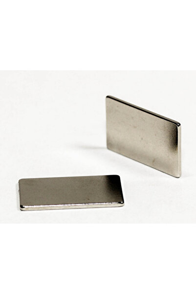Magnitech Ορθογώνιος Μαγνήτης 20x12x1mm Νεοδυμίου Δύναμη Έλξης 2.1kg