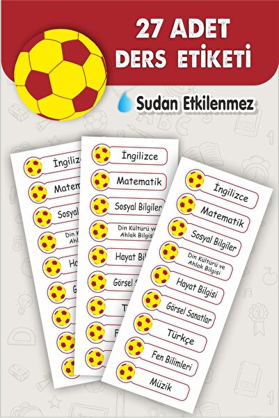 Piksel Sticker Ετικέτα Σχολικής Μαθηματικής Μελέτης Κίτρινη Κόκκινη Μπάλα με ...