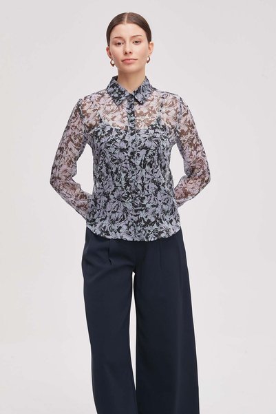 Livia Women's Floral Long-Sleeve Shirt