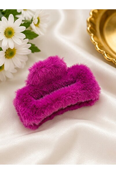 Vipfoni Plush Rectangular Shape Latch Buckle Soft Fluffy Buckle Soft Colors