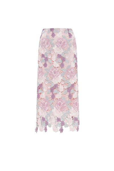 Livia Women's Midi Embroidered Skirt
