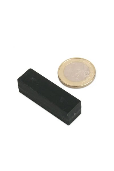 Magnitech Ορθογώνιος Μαγνήτης 40x12x12mm με Μαύρο Πλαστικό Περίβλημα Νεοδυμίο...