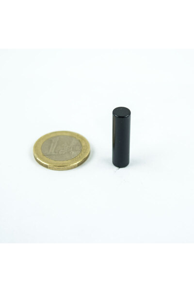 Magnitech Μαγνήτης Κυλινδρικός Φ7x25mm Μαύρο Εποξειδικό Νεοδύμιο Δύναμη Έλξης...