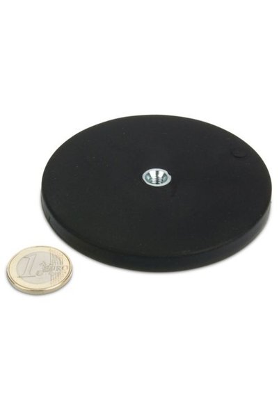 Magnitech Μαγνητικό Σύστημα από Καουτσούκ Φ88x8mm με Εσωτερικό Σπείρωμα M8 Νε...