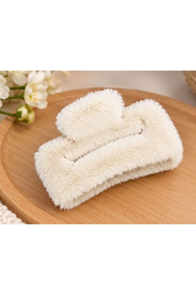 Vipfoni Plush Rectangular Shape Latch Buckle Soft Fluffy Buckle Soft Colors