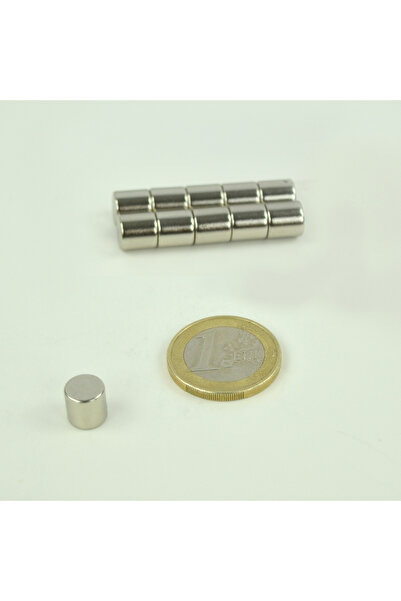 Magnitech Μαγνήτης Δίσκος Νεοδυμίου Φ8x8mm Δύναμη Έλξης 2.5kg