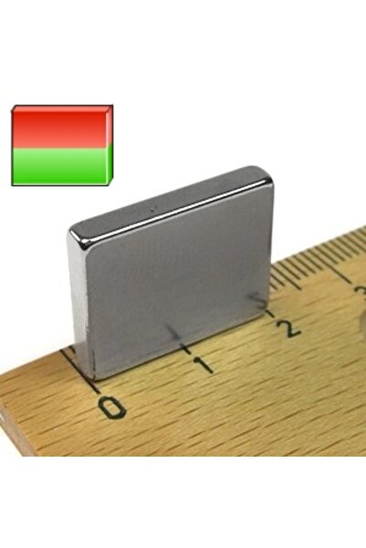 Magnitech Ορθογώνιος Μαγνήτης Νεοδυμίου 20x16x3.5mm Παραπολικός, Δύναμη Έλξης...