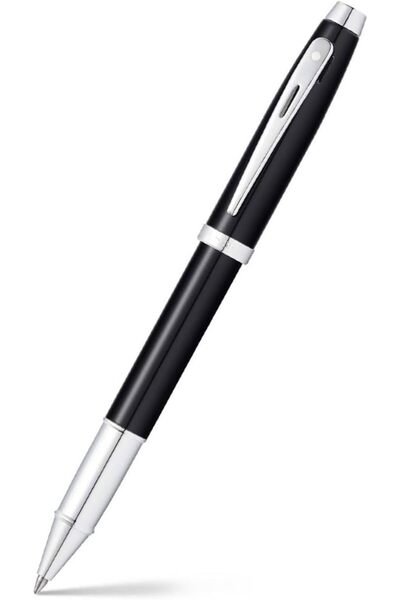 Sheaffer 100 قلم حبر جاف أسود لامع في صندوق هدايا