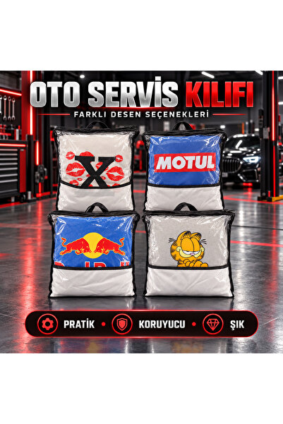 YMÇ DETAILING & AUTOMOTIVE Oto Servis Kılıfı – Araç Koltuğu Koruma Örtüsü, Fa...