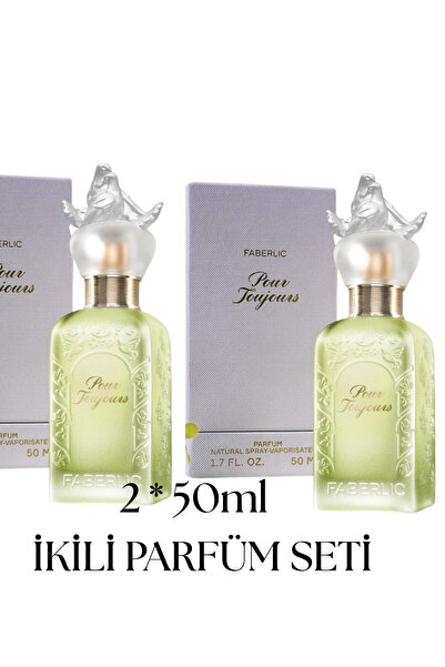 Faberlic POUR TOUJOURS 50 ML İKİLİ KADIN PARFÜM SETİ -ÇİÇEKSİ KALICI GURME İM...
