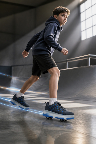 Kinetix LV-5976 Anatomik Erkek Çocuk Tak Çıkar Tekerlekli Sneaker Aklıllı Bağ...