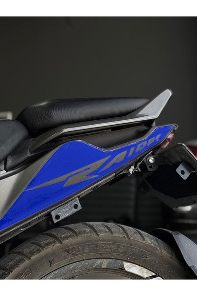 Banxtre TVS Raider 125 için Arka Sele Raider Yazıklı Kaplama Sticker Seti (Sa...