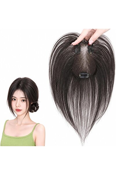 Estelle Full Lace Clip-in Topper for Women ,Hair lace size:7 X 11 cm Extensio...