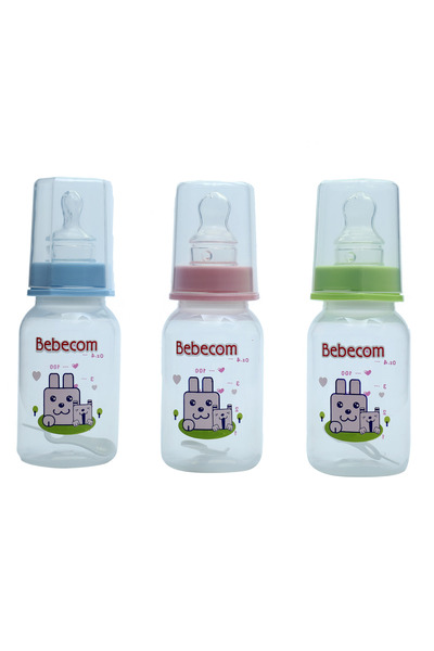 BEBECOM Standard PC Bottle, 125 ml, Piece of 1, Assorted Color