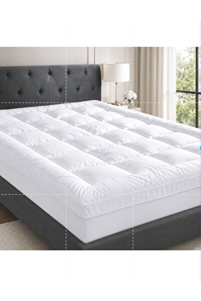 Generic Gold Comfort Premium Hotel Mattress Pad Microfiber Quilted with Elast...