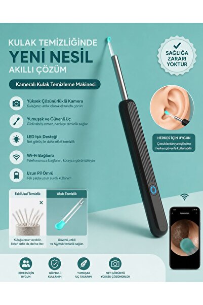 kameralı kulak temizleme cihazı