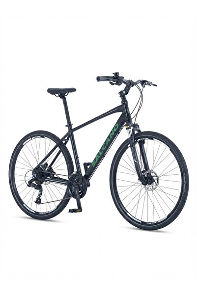 Salcano City Sport 10 HD Fren 20 Vites 28 Jant Şehir Gezi Bisikleti Siyah Yeş...