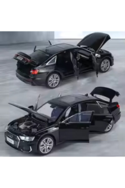 SCOWETTO 1:18 Ölçek Audi A6 L Diecast Metal Lisanslı Model Araba Siyah