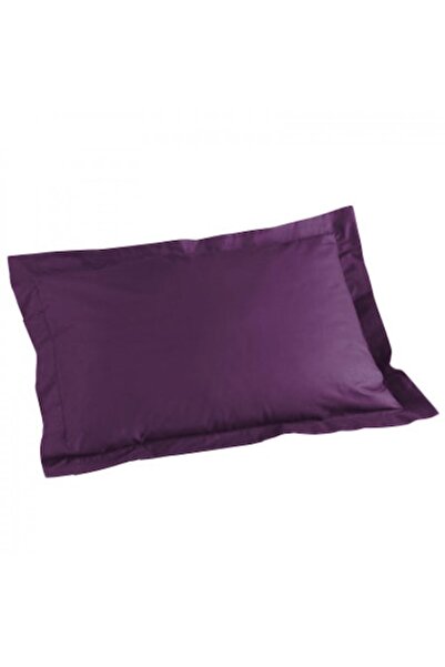 COM LIVING HOUSE Set de 2 fețe de pernă 50x70 cm din bumbac ranforce mov închis