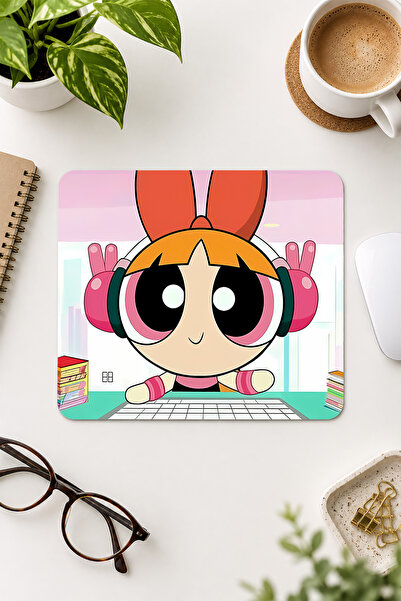 Charmbi Power Puff Pad Mutlu Gaming Mouse Pad 18x22 XXL Mousepad, Large Desk ...