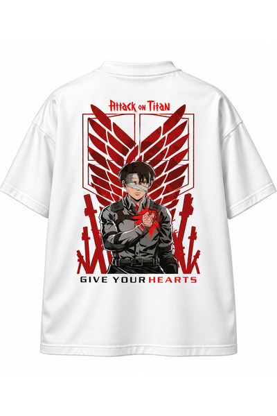 Huw Attack on Titan Regular 100% Cotton Printed Unisex T-Shirt