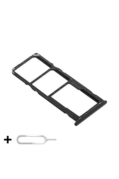 OEM Θήκη/Δίσκος κάρτας SIM για Samsung A20s (A207), Διπλή SIM με υποδοχή κάρτ...