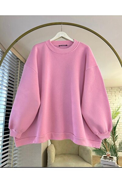 Üç İplik Şardonlu Sweatshirt