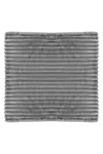 OEM Winter Flannel Decorative Pillowcase Grey 45 x 45 cm