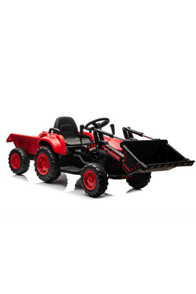 LEAN Tractor cu baterii și cupă BW-X002A Roșu