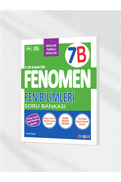 Fenomen Yayıncılık Fenomen Okul 7. Sınıf Fen Bilimleri 7B Soru Bankası 2026-2027