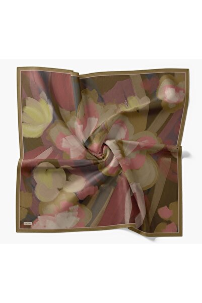 Silk Home Velora Scarf Watercolor Khaki