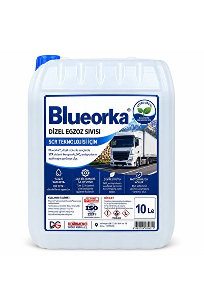 BLUEORKA DİZEL EGZOZ SIVISI (ÜRE SOLİSYONU) ISO22241 SETİFİKALI