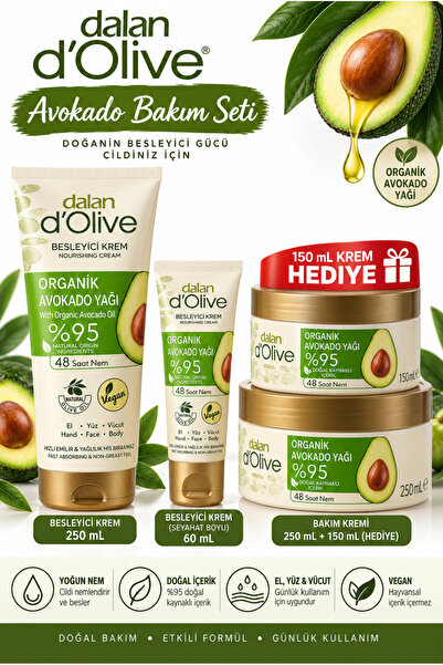 Dalan D'Olive Avocado Care Set: Nature's Nourishing Power for Your Skin